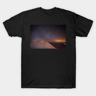 PANSTARRS Comet over Fan Brycheiniog, Carmarthen Fan, Brecon Beacons T-Shirt